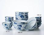 Hand-Painted Chinese Blue & White Porcelain Tea Cup, 85 ml