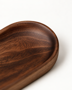 Black Walnut Cha He (Tea Presenter) with Tea Needle