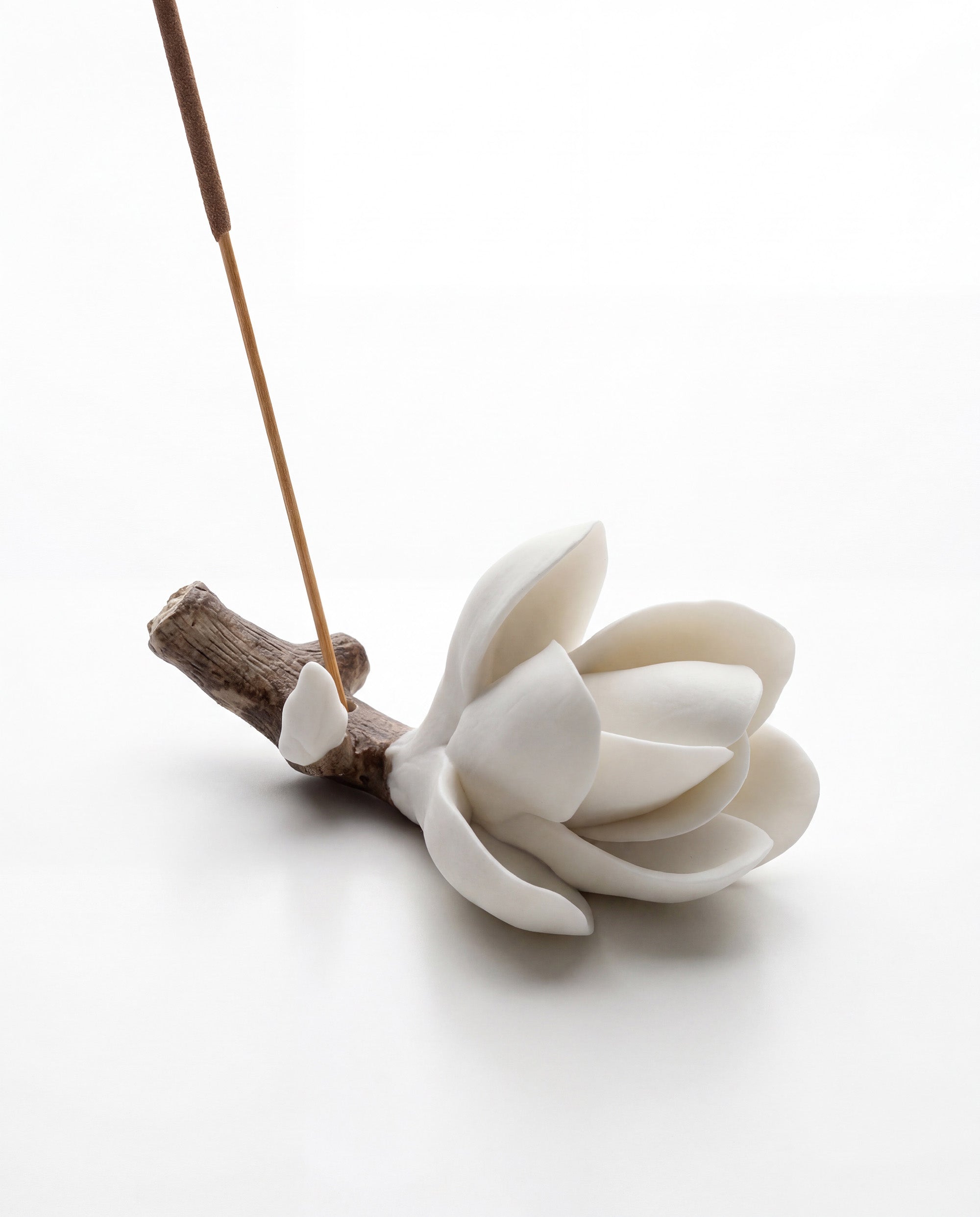 Magnolia Ceramic Incense Holder