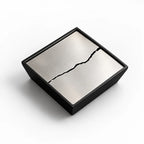 Compact Charred Wood Gong Fu Tea Tray with  Hidden Water Reservoir