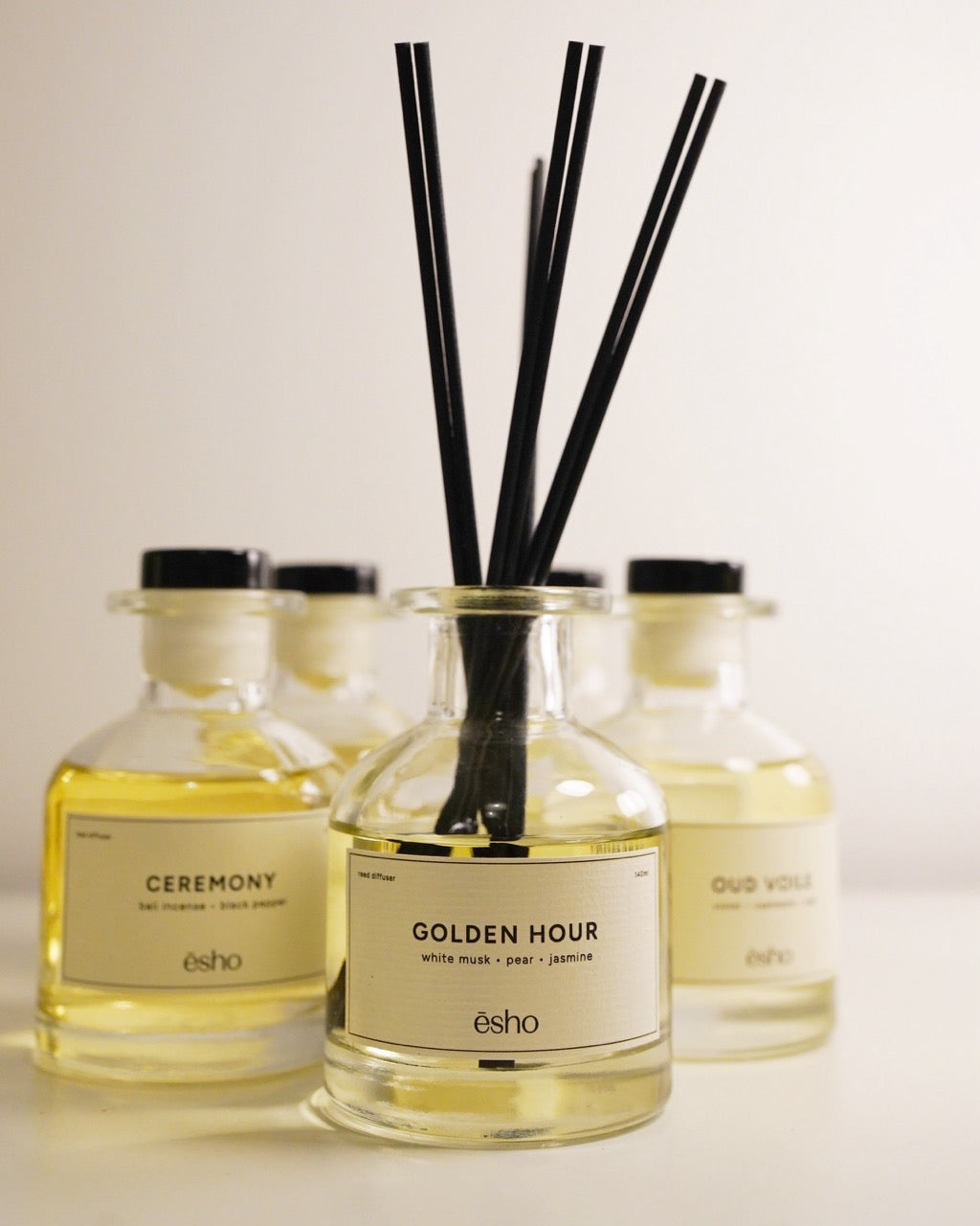 Golden Hour Reed Diffuser, 140ml - Luxury Home Fragrance
