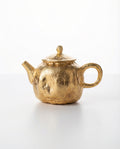 Wood-Fired Gold Glazed Ceramic Gongfu Teapot, 95ml