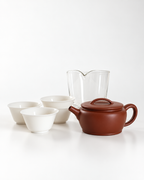 Gongfu Tea Set with Han Wa Shape Teapot - 100 ml (4 Cups + Fairness Pitcher)