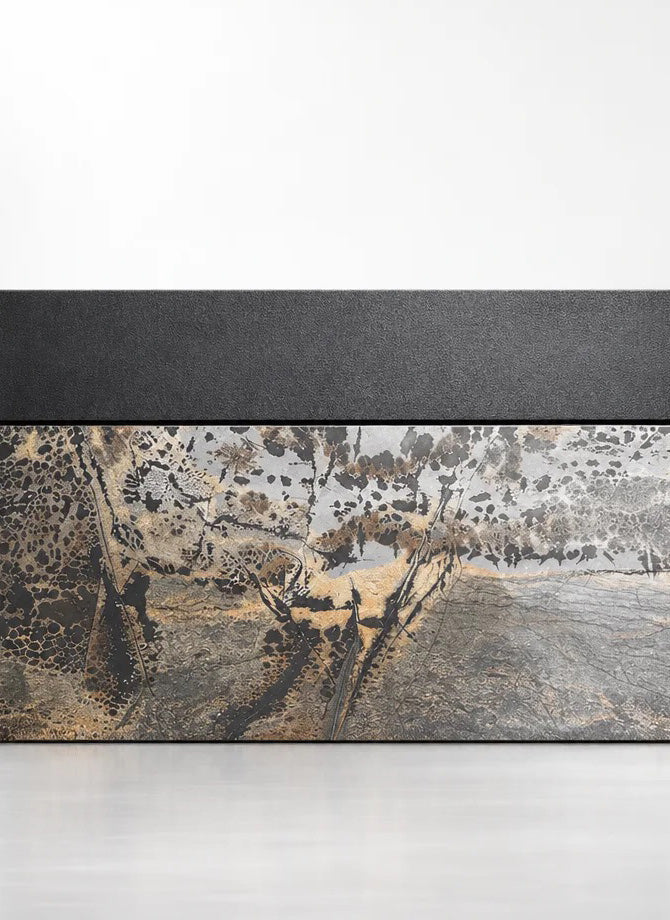Natural Guohua Stone Gong Fu Tea Tray with Drainage