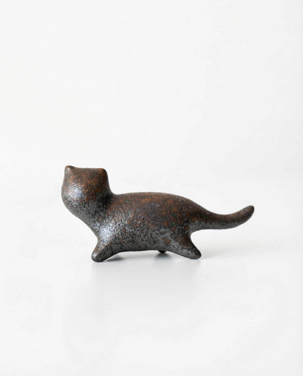 Handmade Ceramic Small Cat Tea Pet