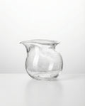 Handmade Round Borosilicate Glass Fair Cup Tea Pitcher, 240ml