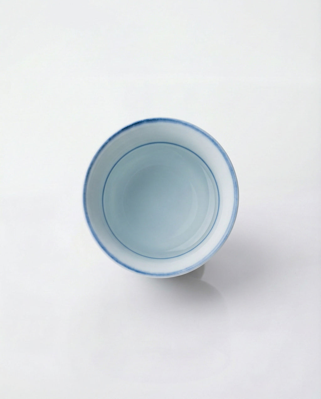 Hand-Painted Chinese Blue & White Porcelain Tea Cup, 85 ml