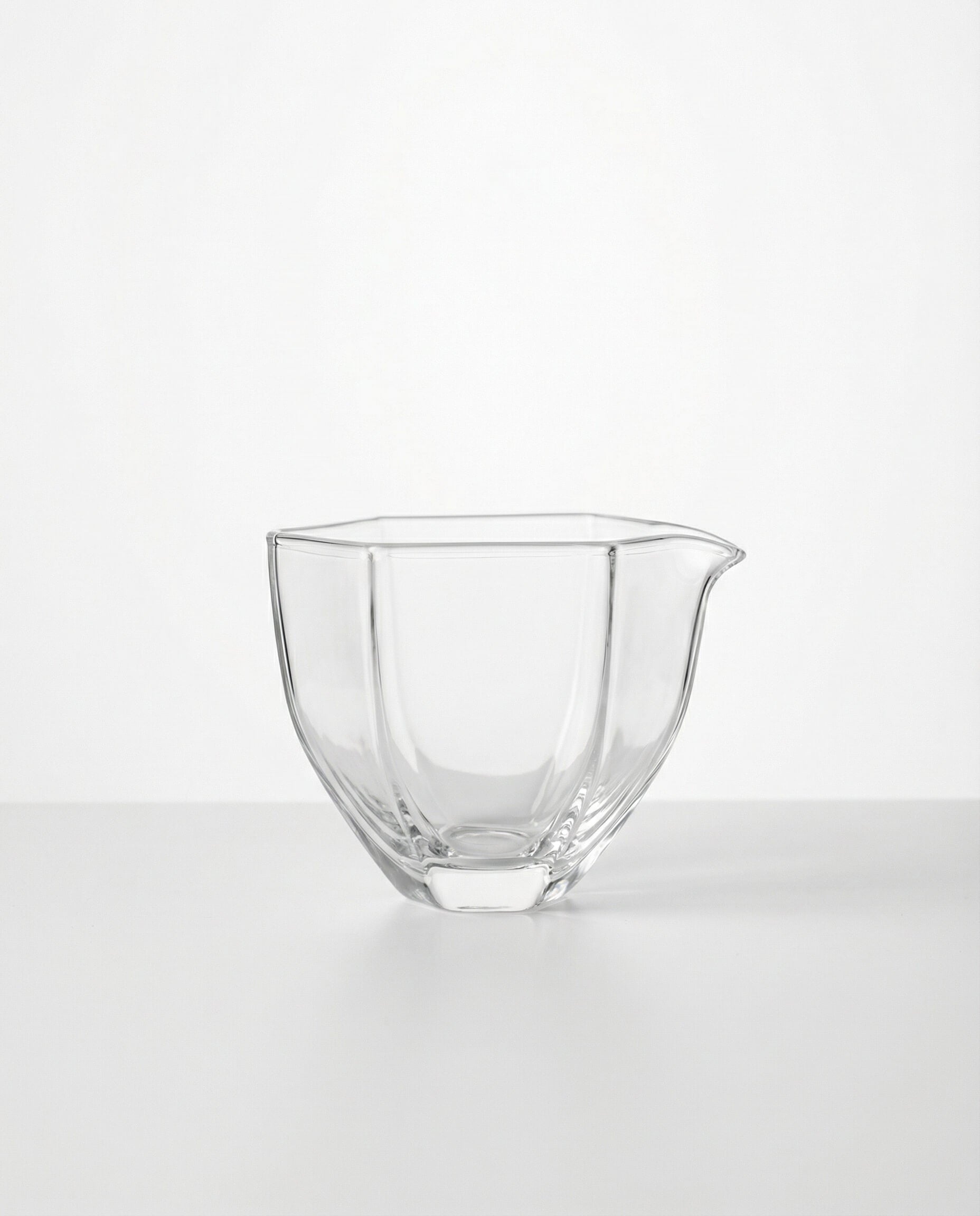 Hexagon Glass Gong Dao Bei Fair Cup, 200ml