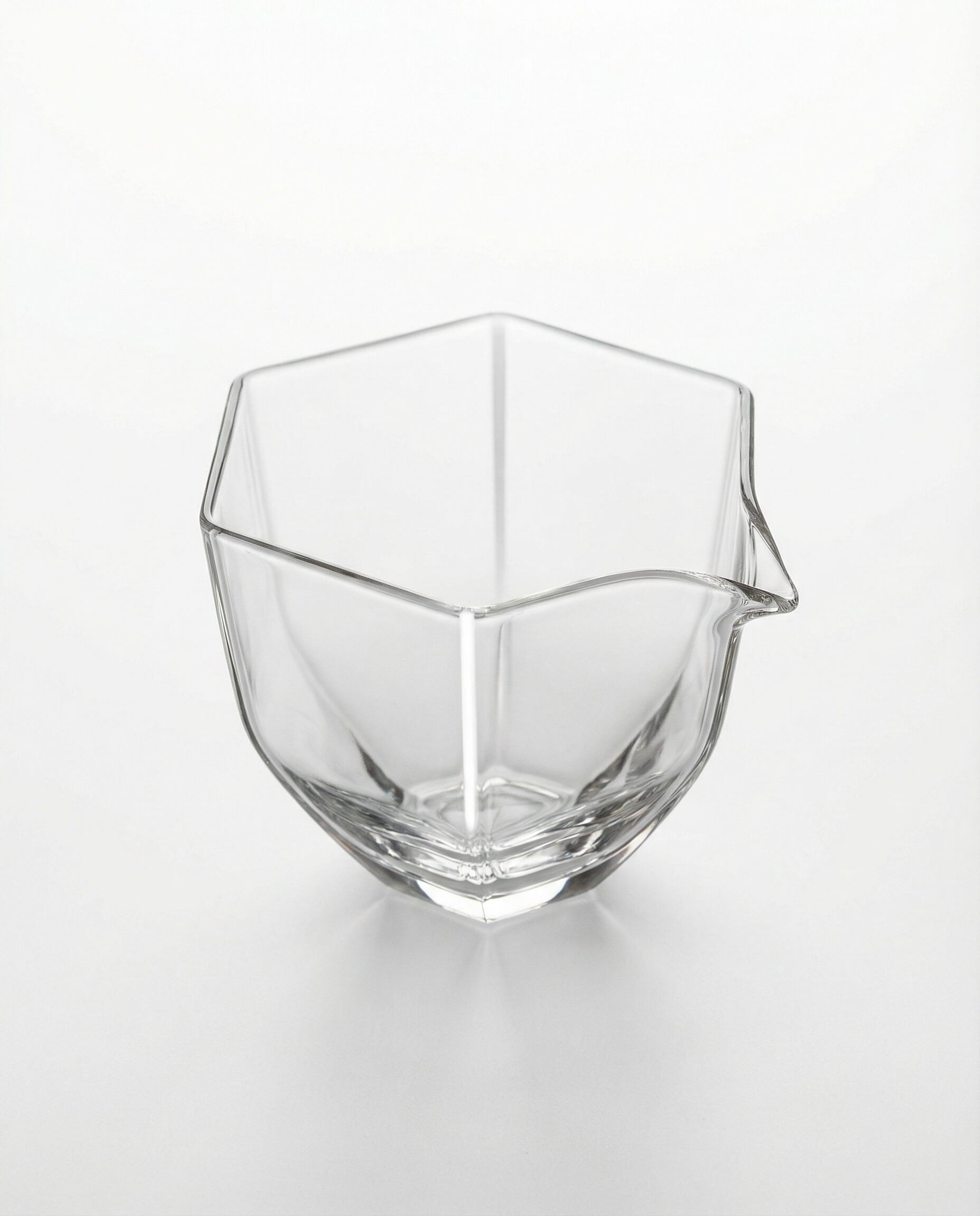 Hexagon Glass Gong Dao Bei Fair Cup, 200ml