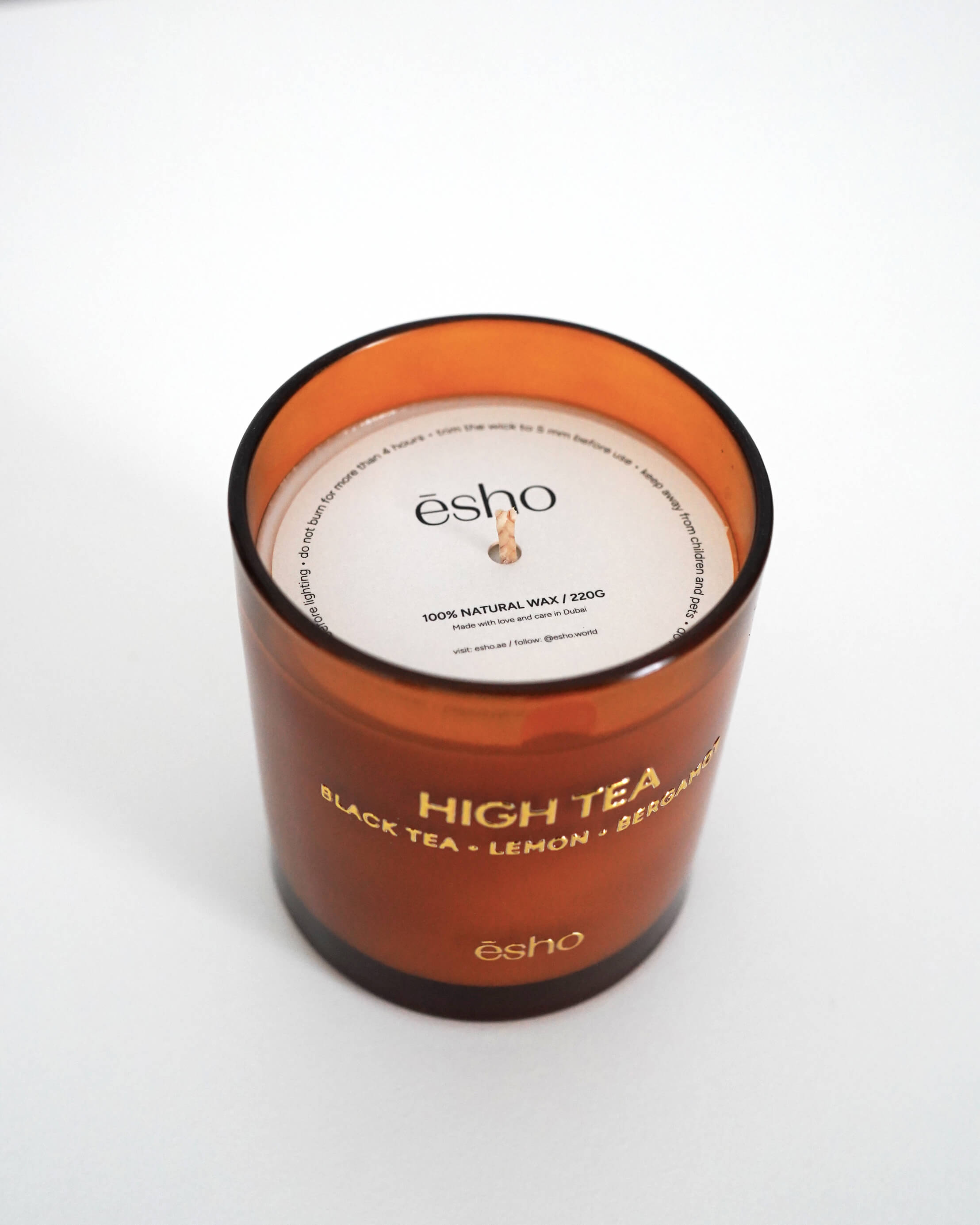 High Tea - Soy & Beeswax Scented Luxury Candle, 220g