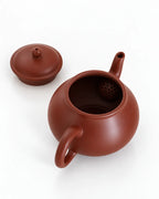 Jianliu Pear-Shaped Handmade Yixing Purple Clay Teapot, 100 ml