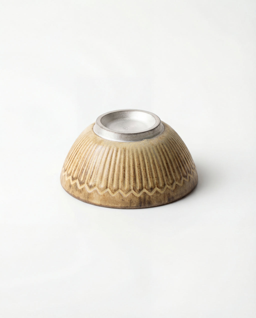 Lao Yanni Clay Tea Cup with Silver Lining, 30ml