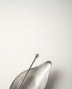 Silver Lotus Leaf Cha He (Tea Presenter) with Tea Needle