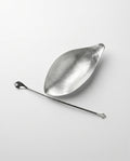 Silver Lotus Leaf Cha He (Tea Presenter) with Tea Needle