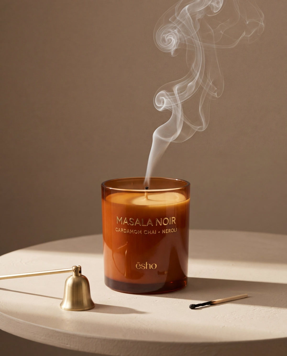 Masala Noir - Soy & Beeswax Scented Luxury Candle, 220g
