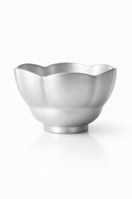 Silver Petal Shape Gongfu Tea Bowl,  120ml