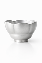 Silver Petal Shape Gongfu Tea Bowl,  120ml