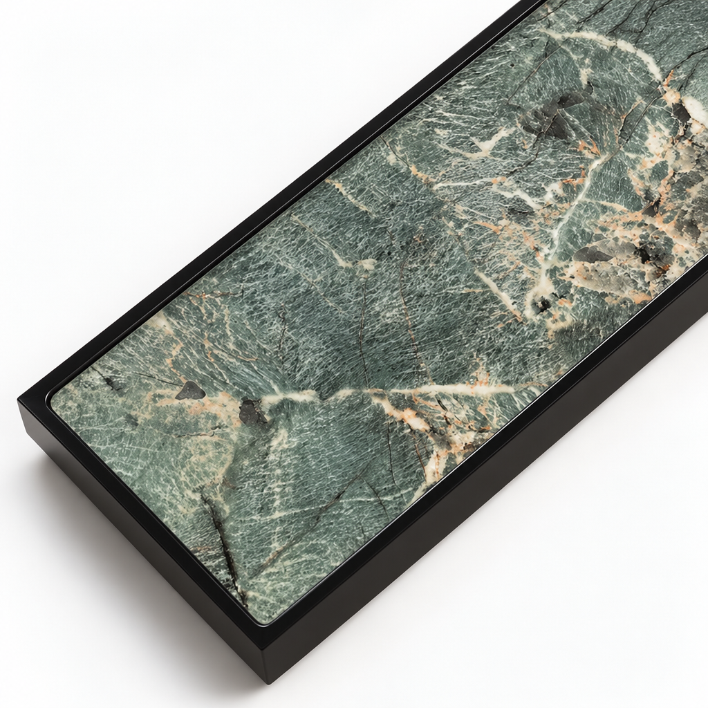 Narrow Gong Fu Tea Tray Natural Stone Texture