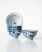 Hand-Painted Blue & White Medium Gongfu Tea Cup – Jingdezhen Style Porcelain, 100ml