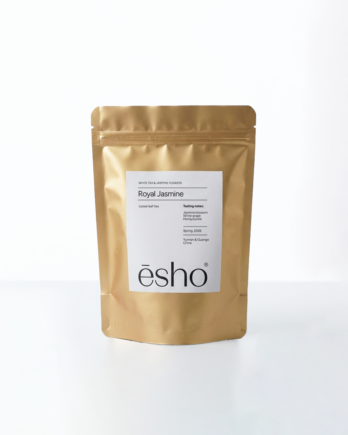 Royal Jasmine Silver Needle White Tea, 50g Pouch