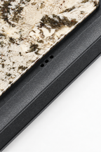 Stone Gong Fu Tea Tray with Brass Inlay