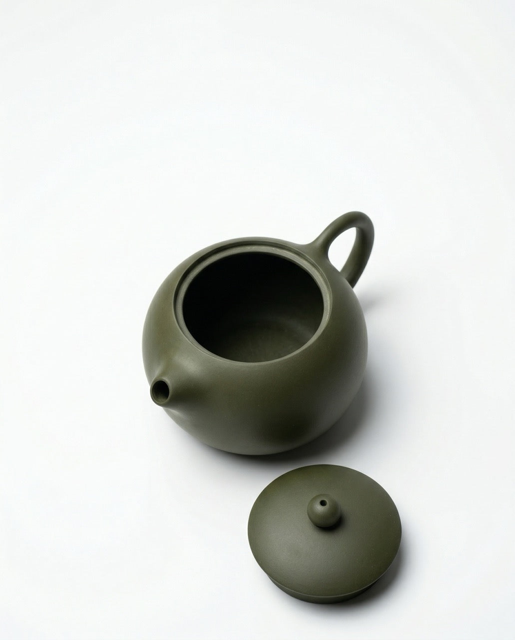 Yixing Green Clay Xishi-Style Teapot - 260 ml