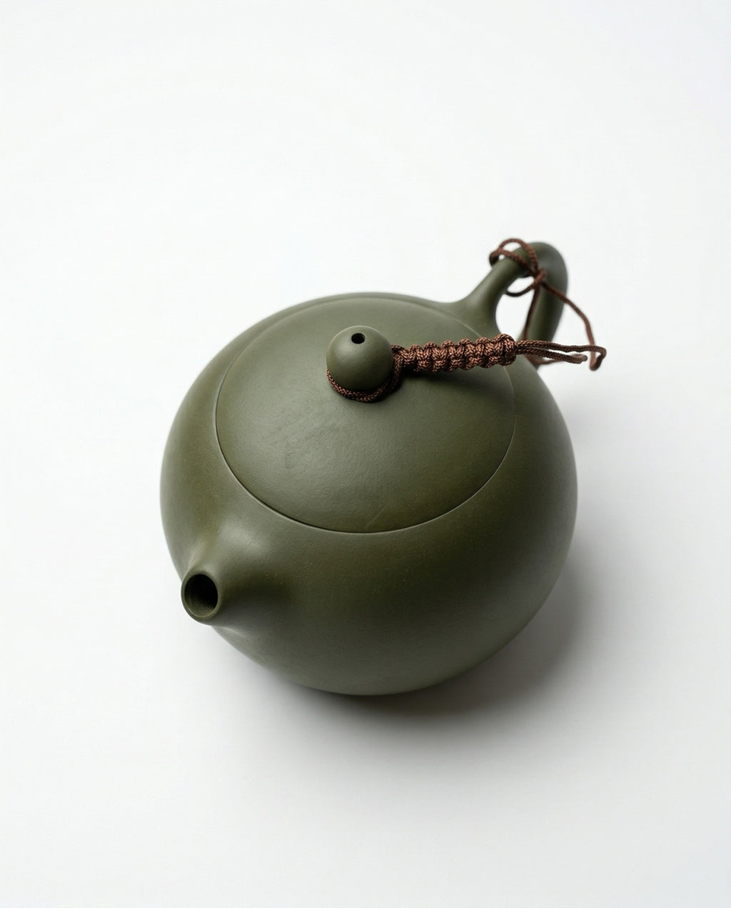 Yixing Green Clay Xishi-Style Teapot - 260 ml
