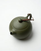 Yixing Green Clay Xishi-Style Teapot - 260 ml