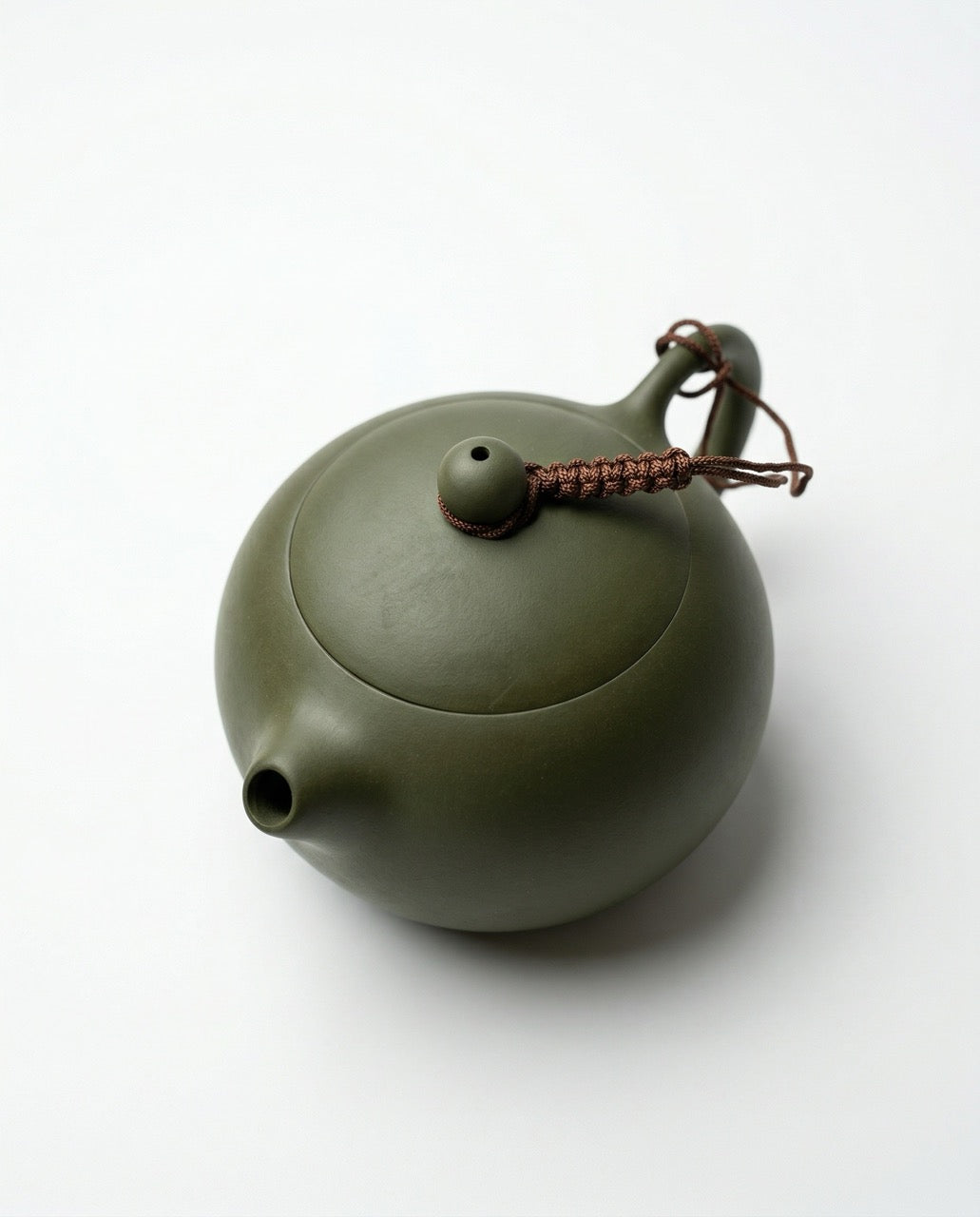 Yixing Green Clay Xishi-Style Teapot - 260 ml