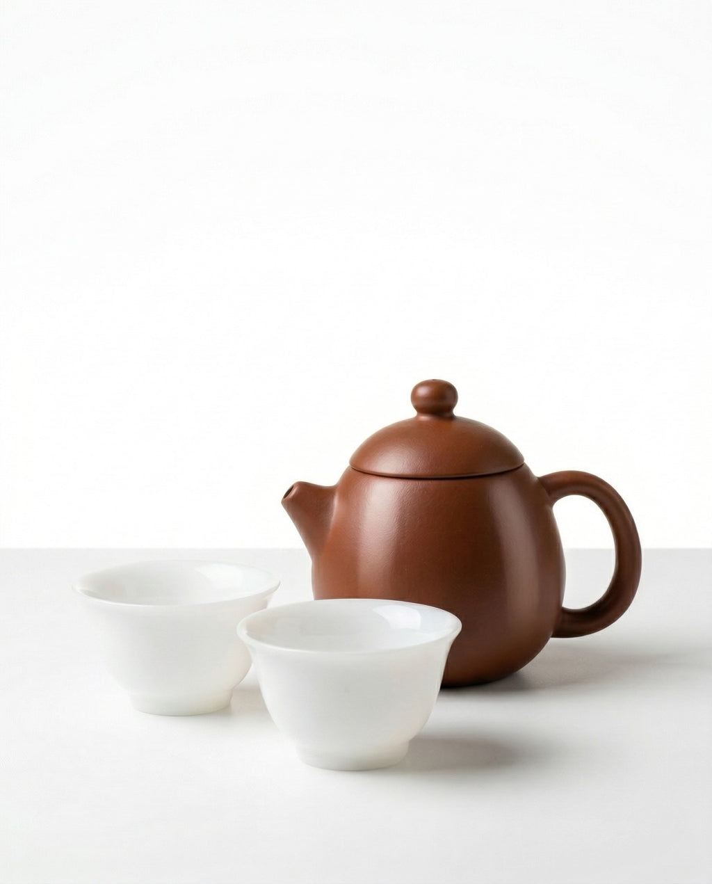 Yixing Clay Gongfu Tea Gift Set (150 ml Teapot + Two 35 ml Cups)