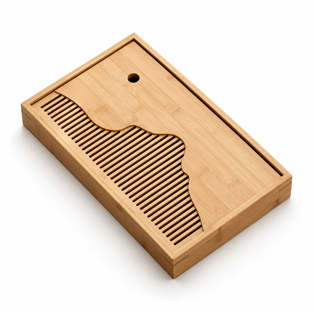 Yueshan Bamboo Gong Fu Tea Tray with Water Storage